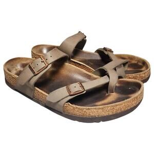 Birkenstock Mayari Sandals Womens Size 9.5 Strappy Birko-Flor Boho Bohemian